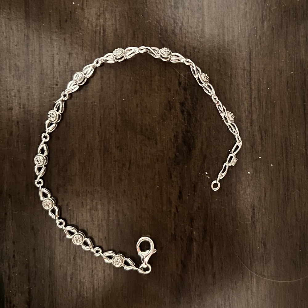 S925 simple solid bracelet - Picture 2 of 2